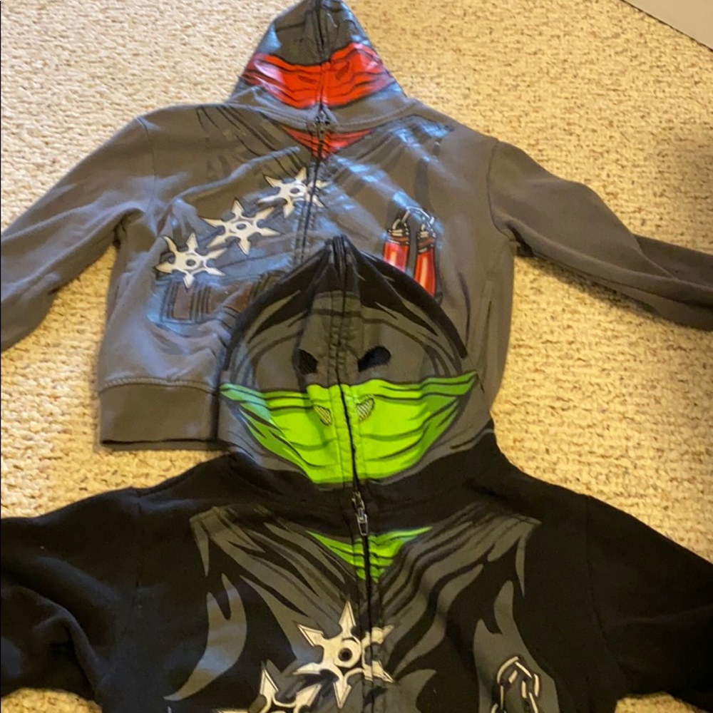 Fun zip-up Ninja mask hoodie bundle